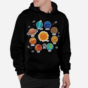 Just A Boy Who Loves Planets & Solar System Space Science Hoodie | Crazezy UK