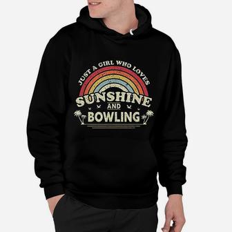 Just A Girl Who Loves Sunshine And Bowling Hoodie | Crazezy