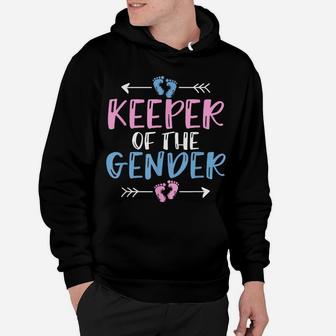 Keeper Of The Gender - Cute Gender Reveal Baby Shower Design Hoodie | Crazezy DE