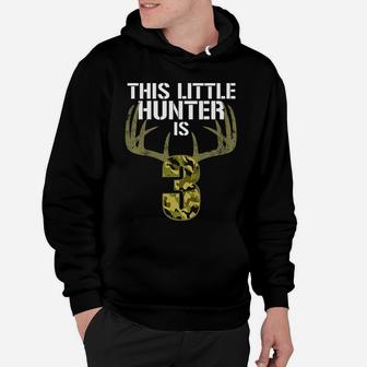 Kids 3Rd Birthday Hunting T Shirt Funny Third Deer Hunter Gift Hoodie | Crazezy DE