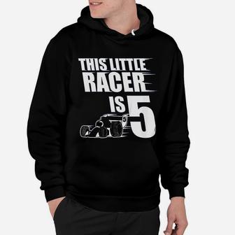 Kids 5th Birthday Boys Race Car Racing 5 Year Old Hoodie | Crazezy CA