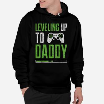 Leveling Up To Daddy Promoted To Dad Shirt Hoodie | Crazezy