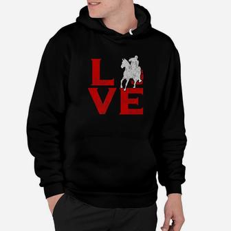 Love Barrel Racing Horse Lover Clothing Apparel Funny Tee Hoodie | Crazezy