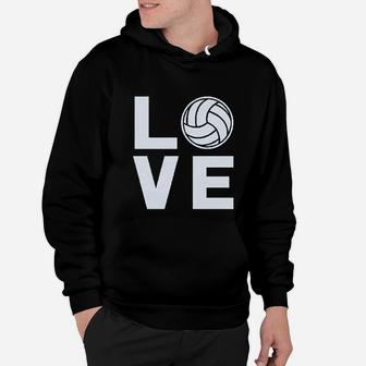 Love Volleyball Gift For Volleyball Fans Hoodie | Crazezy CA