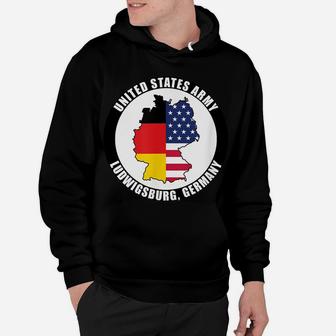 Ludwigsburg Germany United States Army Military Veteran Gift Hoodie | Crazezy