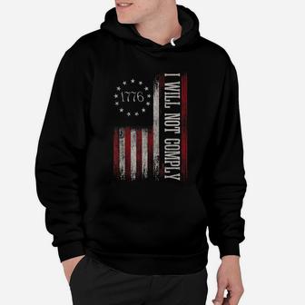 Medical Freedom I Will Not Comply No Mandates Hoodie | Crazezy DE