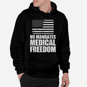 Medical Freedom Shirt Us Flag Medical Freedom No Mandates Hoodie | Crazezy UK