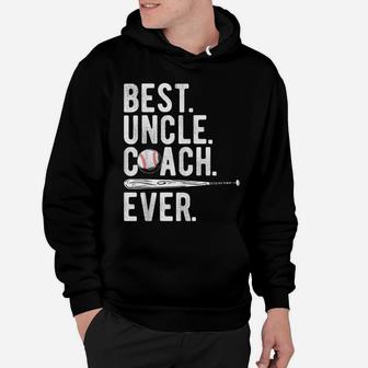Mens Baseball Best Uncle Coach Ever Proud Dad Daddy Father's Day Hoodie | Crazezy