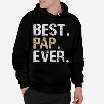 Mens Best Pap Graphic Pap Gift From Granddaughter Grandson Hoodie | Crazezy UK