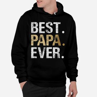 Mens Best Papa Ever Graphic Great Fathers Day Grandparent Gifts Hoodie | Crazezy AU