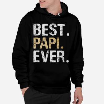 Mens Best Papi Graphic Papi Gift From Granddaughter Grandson Hoodie | Crazezy UK