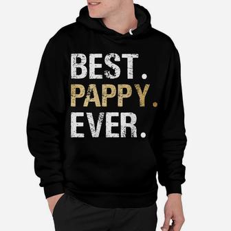 Mens Best Pappy Graphic Pappy Gift From Granddaughter Grandson Hoodie | Crazezy