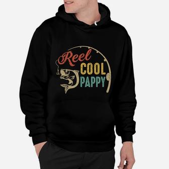 Mens Father's Day Gifts Shirt Vintage Fishing Reel Cool Pappy T-shirt Hoodie | Crazezy