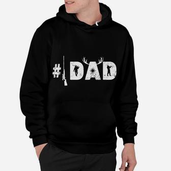 Mens Number One Best Hunting Dad Deer Hunter Father's Day Gift Hoodie | Crazezy