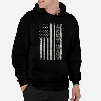 Mens Proud Army Dad T Shirt United States Usa Flag Father Gift Hoodie | Crazezy