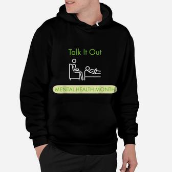 Mental Health Month For Mental Illness Awareness Hoodie | Crazezy