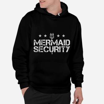 Merman Mermaid Security Funny Swimming Gift Hoodie | Crazezy AU