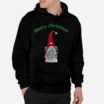 Merry Christmas Gnome Original Vintage Graphic Design Saying Sweatshirt Hoodie | Crazezy CA