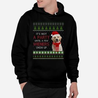 Merry Weiner Christmas Dog Xmas Hoodie | Crazezy