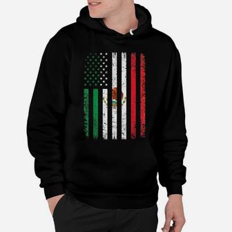 Mexico Flag Shirt Gift 4Th Of July Usa American Mexican Flag Hoodie | Crazezy