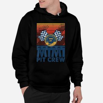 Mimi Pit Crew Race Car Matching Family Birthday Party Hoodie | Crazezy