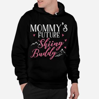 Mommys Future Skiing Buddy Mother Kid Matching Hoodie | Crazezy DE