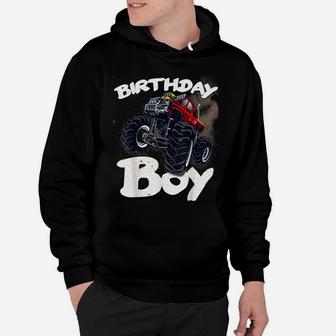 Monster Truck T Shirt Funny Birthday Boy Gift Hoodie | Crazezy UK