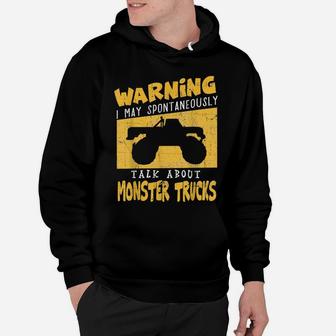 Monster Truck T Shirt Gift For Big Trucks Crushing Car Fans Hoodie | Crazezy CA