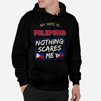 My Wife Is Filipino Republic Of The Philippines Roots Flag Hoodie | Crazezy CA