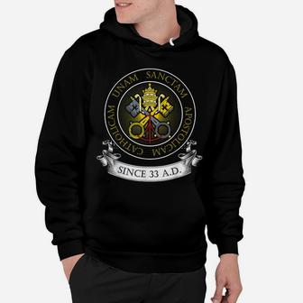 One Holy Catholic & Apostolic Church Catholic Latin T Shirt Hoodie | Crazezy UK
