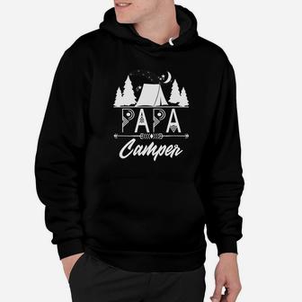 Papa Camping Lover Shirt Vacation Adventure Camper Gift Hoodie | Crazezy