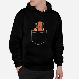 Pocket Hot Dog T-shirt - Dancing Hotdog Filter Meme Hoodie | Crazezy
