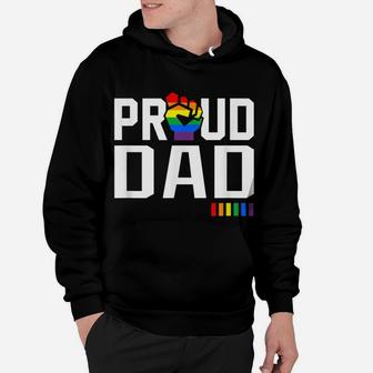 Proud Dad Gay Pride Month Lgbtq Hoodie | Crazezy