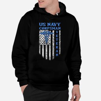 Proud Veteran Navy Corpsman T-Shirt Gifts, Navy Patriot Hoodie | Crazezy
