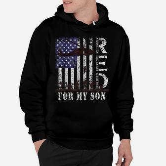 Red Friday For My Son Us Flag Army Military Deployed Veteran Hoodie | Crazezy DE