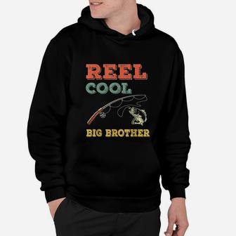 Reel Cool Big Brothers Gift Older Brother Boys Fishing Gift Hoodie | Crazezy AU