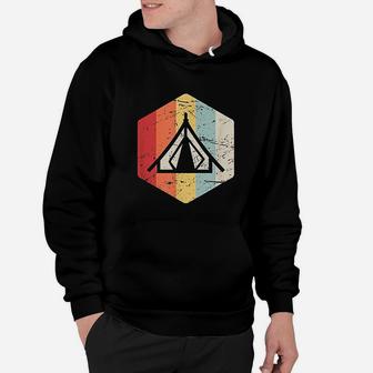 Retro Vintage Tent Outdoor Camping Gift For Nature Lovers Hoodie | Crazezy AU