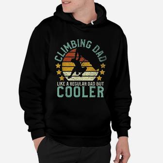 Rock Climbing Dad Mountain Climber Funny Fathers Day Gift Hoodie | Crazezy