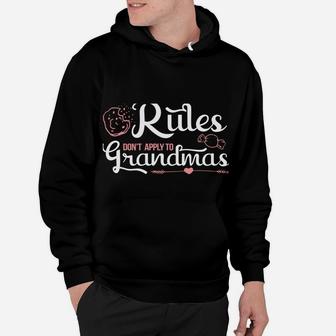 Rules Don't Apply To Grandma Funny Grandmother Gift Granny Sweatshirt Hoodie | Crazezy