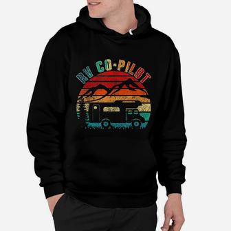 Rv Co Pilot Camping Funny Vintage Motorhome Travel Vacation Hoodie | Crazezy DE