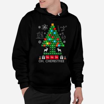 Science Christmas Shirt Oh Chemist Tree Chemistree Chemistry Hoodie | Crazezy