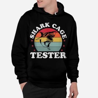 Shark Cage Tester Recovery Funny Leg Arm Amputee Gift Hoodie | Crazezy