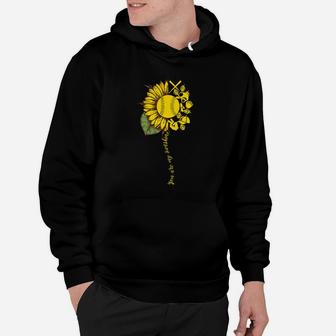 Softball Mom For Sunflower Lover You Are My Sunshine Hoodie | Crazezy