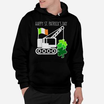 St Patricks Day Mother And Son Matching Shamrock Truck Shirt Hoodie | Crazezy AU
