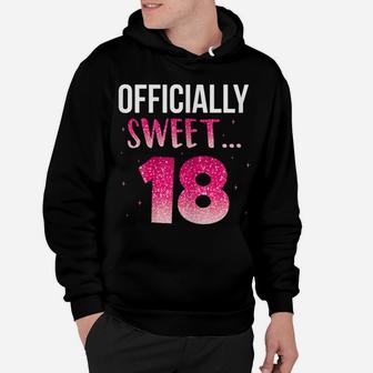 Sweet 18 Gift 18Th Birthday Present 18 Year Old Girls Hoodie | Crazezy