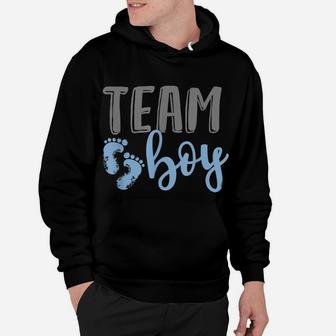 Team Boy Gender Reveal Baby Shower Shirt Hoodie | Crazezy