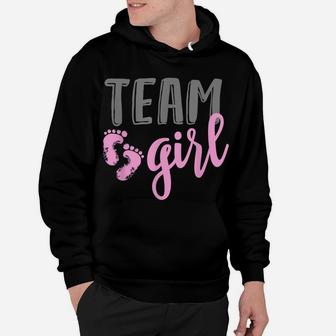 Team Girl Gender Reveal Baby Shower Shirt Hoodie | Crazezy