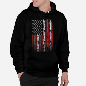 Truckers' American Flag Patriotic Semi-Truck Gift T-Shirt Hoodie | Crazezy