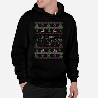 Ugly Christmas Sweater Style Gift Physics Science Sweatshirt Hoodie | Crazezy CA