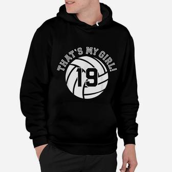 Unique That Is My Girl Volleyball Player Mom Or Dad Gifts Hoodie | Crazezy